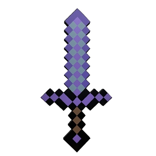 Pixel sværd i lilla – 45 cm